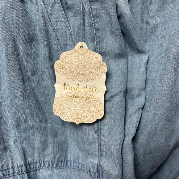 Altar’d State Joggers Chambray Tencel Jean Jogger Pants - Picture 4 of 12